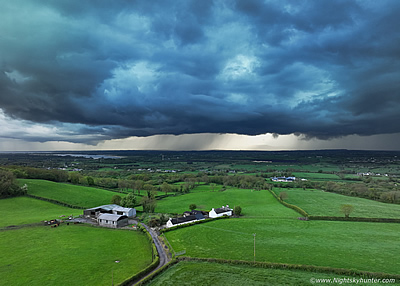 Damaging Multicell Thunderstorm Near Ballymena - May 8th 2023